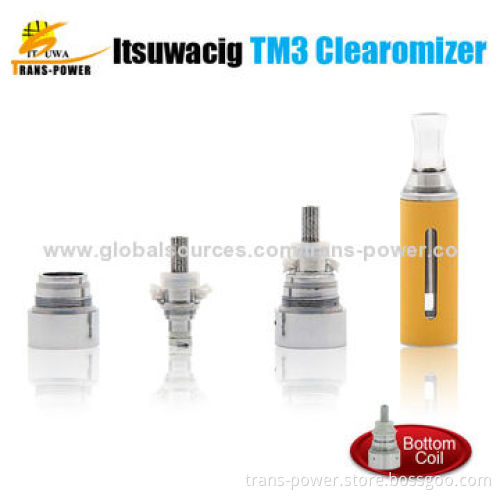 Best Quality Evod Clearomizers/Rechargeable MT3 Atomizers, 1.6mL, Colorful Tube, Bottom Coil